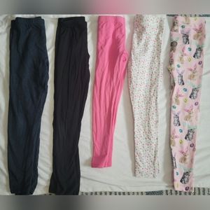 Girls size 7/8 leggings bundle
